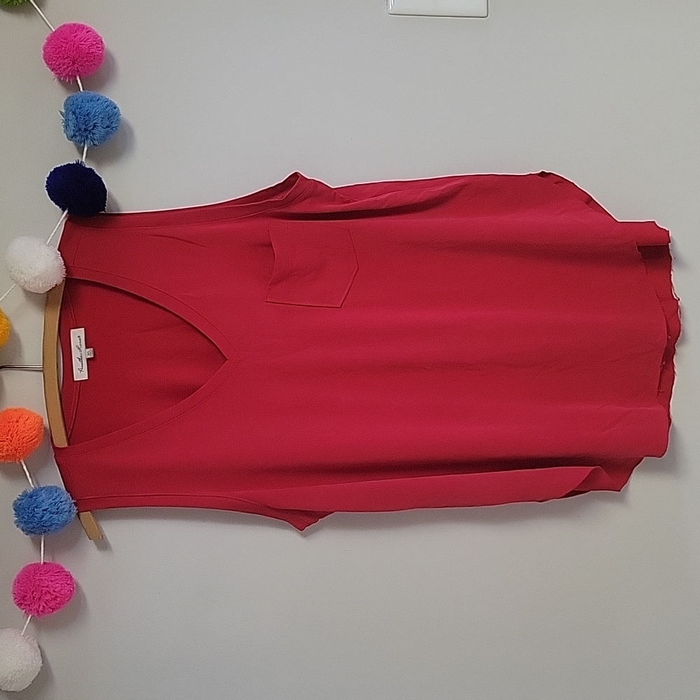 Red Sleeveless Tank XL